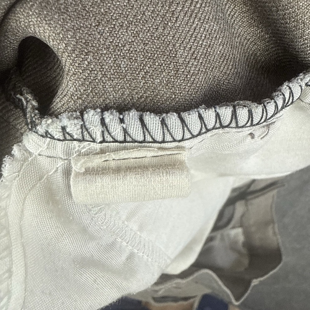 VTG 80s Levis Pants Mens 38x31 Beige 517 Sta Prest Talon Zip Ranchwear Bootcut - Picture 10 of 15